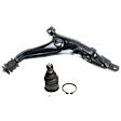 2-Piece Kit Front, Passenger Side, Lower Control Arm Kit, Includes (1) Control Arm and (1) Ball Joint