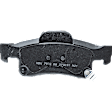 2015 Jeep Grand Cherokee - 4-Piece Kit Rear Brake Disc and Pad Kit, Plain Surface, 5 Lugs, 329.95 mm, Ceramic, 330mm Front Disc, 3.0L 6Cyl, Pro-Line Series  Includes (2) Brake Disc and (1) Brake Pad Set