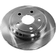2015 Jeep Grand Cherokee - 4-Piece Kit Rear Brake Disc and Pad Kit, Plain Surface, 5 Lugs, 329.95 mm, Ceramic, 330mm Front Disc, 3.0L 6Cyl, Pro-Line Series  Includes (2) Brake Disc and (1) Brake Pad Set