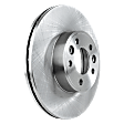 2-Wheel Set Front Brake Disc and Pad Kit, Plain Surface 5 Lugs 315.47 mm Ceramic Pro-Line Series, Includes (2) Disc and (1) Pad Set