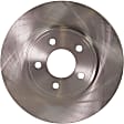 2008 Ford Crown Victoria - 2-Wheel Set Front Brake Disc and Pad Kit, Natural Finish, Plain Surface, 5 Lugs, 305.05 mm, Ceramic, 4.6L 8Cyl, Includes (1) Brake Pad Set and (2) Brake Disc