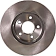 2008 Ford Crown Victoria - 2-Wheel Set Front Brake Disc and Pad Kit, Natural Finish, Plain Surface, 5 Lugs, 305.05 mm, Ceramic, 4.6L 8Cyl, Includes (1) Brake Pad Set and (2) Brake Disc