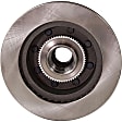 2-Wheel Set Front Brake Disc and Pad Kit, Plain Surface 8 Lugs 330.96 mm Semi-metallic Pro-Line Series, Includes (2) Disc and (1) Pad Set
