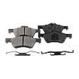 2011 Ford Escape Limited Hybrid - 2-Wheel Set Front Brake Disc and Pad Kit, Plain Surface, 5 Lugs, 302.77 mm, Ceramic, 2.5L 4Cyl, Pro-Line Series  Includes (2) Disc and (1) Pad Set