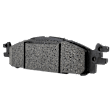 2014 Ford Taurus - 4-Piece Kit Front Brake Disc and Pad Kit, Plain Surface, 5 Lugs, 325.12 mm, Ceramic, For Models with Standard Duty Brake, 325mm Diameter, 3.5L 6Cyl, Pro-Line Series  Includes (2) Brake Disc and (1) Brake Pad Set