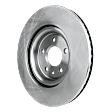 2014 Ford Taurus - 4-Piece Kit Front Brake Disc and Pad Kit, Plain Surface, 5 Lugs, 325.12 mm, Ceramic, For Models with Standard Duty Brake, 325mm Diameter, 3.5L 6Cyl, Pro-Line Series  Includes (2) Brake Disc and (1) Brake Pad Set