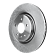 2014 Ford Taurus - 4-Piece Kit Front Brake Disc and Pad Kit, Plain Surface, 5 Lugs, 325.12 mm, Ceramic, For Models with Standard Duty Brake, 325mm Diameter, 3.5L 6Cyl, Pro-Line Series  Includes (2) Brake Disc and (1) Brake Pad Set