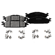 2014 Ford Taurus - 4-Piece Kit Front Brake Disc and Pad Kit, Plain Surface, 5 Lugs, 325.12 mm, Ceramic, For Models with Standard Duty Brake, 325mm Diameter, 3.5L 6Cyl, Pro-Line Series  Includes (2) Brake Disc and (1) Brake Pad Set