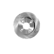 2-Wheel Set Front Brake Disc and Pad Kit, Plain Surface 4 Lugs 257.81 mm Semi-metallic Pro-Line Series, Includes (1) Brake Pad Set and (2) Brake Disc