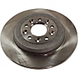 2007 Ford Freestyle - 2-Wheel Set Rear Brake Disc and Pad Kit, Plain Surface, 5 Lugs, 329.95 mm, Ceramic, 3.0L 6Cyl, Pro-Line Series  Includes (2) Disc and (1) Pad Set
