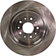 2007 Ford Freestyle - 2-Wheel Set Rear Brake Disc and Pad Kit, Plain Surface, 5 Lugs, 329.95 mm, Ceramic, 3.0L 6Cyl, Pro-Line Series  Includes (2) Disc and (1) Pad Set