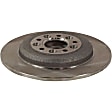 2007 Ford Freestyle - 2-Wheel Set Rear Brake Disc and Pad Kit, Plain Surface, 5 Lugs, 329.95 mm, Ceramic, 3.0L 6Cyl, Pro-Line Series  Includes (2) Disc and (1) Pad Set