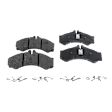 2006 Dodge Sprinter 2500 - 4-Wheel Set Front and Rear Brake Disc and Pad Kit, Plain Surface, 5 Lugs, Front-284.48 mm/Rear-272.03 mm, Front-Organic/Rear-Semi-Metallic, 2.7L 5Cyl, Pro-Line Series  Includes (4) Disc and (2) Pad Set