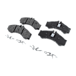 2006 Dodge Sprinter 2500 - 4-Wheel Set Front and Rear Brake Disc and Pad Kit, Plain Surface, 5 Lugs, Front-284.48 mm/Rear-272.03 mm, Front-Organic/Rear-Semi-Metallic, 2.7L 5Cyl, Pro-Line Series  Includes (4) Disc and (2) Pad Set