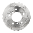 2006 Dodge Sprinter 2500 - 4-Wheel Set Front and Rear Brake Disc and Pad Kit, Plain Surface, 5 Lugs, Front-284.48 mm/Rear-272.03 mm, Front-Organic/Rear-Semi-Metallic, 2.7L 5Cyl, Pro-Line Series  Includes (4) Disc and (2) Pad Set
