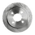4-Wheel Set Brake Disc and Pad Kit, Plain Surface 4 Lugs Front-281.94 mm/Rear-252.98 mm Front-Ceramic/Rear-Semi-Metallic Pro-Line Series, Includes (4) Brake Disc and (2) Brake Pad Set