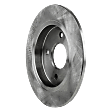 4-Wheel Set Brake Disc and Pad Kit, Plain Surface 4 Lugs Front-281.94 mm/Rear-252.98 mm Front-Ceramic/Rear-Semi-Metallic Pro-Line Series, Includes (4) Brake Disc and (2) Brake Pad Set