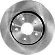 2-Wheel Set Front Brake Disc and Pad Kit, Plain Surface 329.95 mm Pro-Line Series, Includes (1) Brake Pad Set and (2) Brake Disc