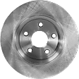 2-Wheel Set Front Brake Disc and Pad Kit, Plain Surface 329.95 mm Pro-Line Series, Includes (1) Brake Pad Set and (2) Brake Disc