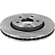 2-Wheel Set Front Brake Disc and Pad Kit, Plain Surface 329.95 mm Pro-Line Series, Includes (1) Brake Pad Set and (2) Brake Disc