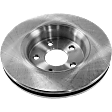 2-Wheel Set Front Brake Disc and Pad Kit, Plain Surface 329.95 mm Pro-Line Series, Includes (1) Brake Pad Set and (2) Brake Disc