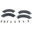 2-Wheel Set Rear Brake Disc and Pad Kit, Plain Surface 8 Lugs 325.12 mm Semi-metallic Pro-Line Series, Includes (2) Disc and (1) Pad Set