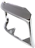 6-Piece Kit Grille Chrome Shell with Painted Gray Insert, Includes (1) Grille Assembly, (1) Header Panel, (2) Headlight, and (2) Headlight Door
