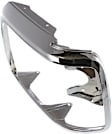 6-Piece Kit Grille Chrome Shell with Painted Gray Insert, Includes (1) Grille Assembly, (1) Header Panel, (2) Headlight, and (2) Headlight Door