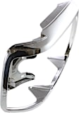 6-Piece Kit Grille Chrome Shell with Painted Gray Insert, Includes (1) Grille Assembly, (1) Header Panel, (2) Headlight, and (2) Headlight Door