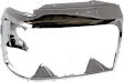 6-Piece Kit Grille Chrome Shell with Painted Gray Insert, Includes (1) Grille Assembly, (1) Header Panel, (2) Headlight, and (2) Headlight Door