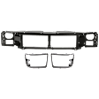 3-Piece Kit Header Panel, Includes (1) Header Panel and (2) Headlight Door