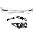 3-Piece Kit, Front Bumper, Chrome, Includes (1) Bumper and (2) Bumper Bracket