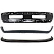 3-Piece Kit, Front Bumper, Painted Black, Includes (1) Bumper and (2) Bumper Cover