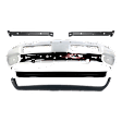 2000 Dodge Ram 1500 - 5-Piece Kit Front Bumper, For Models Without Sport Package, Chrome, Includes (1) Bumper, (2) Bumper Bracket, (1) Bumper Cover, and (1) Valance