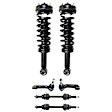 6-Piece Kit Front Suspension Kit, 4WD, Includes (2) Loaded Strut, (2) Sway Bar Link, and (2) Tie Rod End