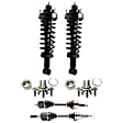 2004 Mercury Mountaineer - 6-Piece Kit Front and Rear Suspension Kit,  Includes (2) Axle Assembly, (2) Loaded Strut, and (2) Wheel Hub Repair Kit
