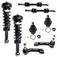 8-Piece Kit Front, Driver and Passenger Side Suspension Kit, Includes (2) Sway Bar Link, (2) Ball Joint, (2) Tie Rod End and (2) Shock Absorber and Strut Assembly