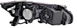 2015 Acura ILX - 5-Piece Kit Driver and Passenger Side Halogen Headlight, With bulb(s), OE Replacement,  Includes (1) Bumper Cover, (1) Fog Light, and (2) Headlight
