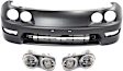 3-Piece Kit, Front Primed Bumper Cover, Includes (1) Bumper Cover and (2) Headlight