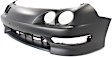 3-Piece Kit, Front Primed Bumper Cover, Includes (1) Bumper Cover and (2) Headlight