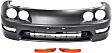 1998-2001 Acura Integra - 3-Piece Kit, Front Primed Bumper Cover, Includes (1) Bumper Cover and (2) Turn Signal Light