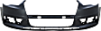 2015-2016 Audi A3 - 2-Piece Kit, Front Primed Bumper Cover, For Models Without Headlight Washer and Parking Aid Sensor, Includes (1) Bumper Cover and (1) Valance
