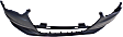 2015-2016 Audi A3 - 2-Piece Kit, Front Primed Bumper Cover, For Models Without Headlight Washer and Parking Aid Sensor, Includes (1) Bumper Cover and (1) Valance