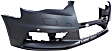 2016 Audi A3 Quattro - 2-Piece Kit Front Primed Bumper Cover, For Models Without Headlight Washer and Parallel Park Assist, With Parking Aid Sensor,  Includes (1) Bumper Cover and (1) Valance