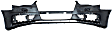 2016 Audi A3 Quattro - 2-Piece Kit Front Primed Bumper Cover, For Models Without Headlight Washer and Parallel Park Assist, With Parking Aid Sensor,  Includes (1) Bumper Cover and (1) Valance