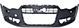3-Piece Kit, Front Primed Bumper Cover, For Models Without S-Line Package, Includes (1) Bumper Cover and (2) Fog Light Trim