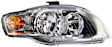 2006 Audi A4 Quattro - 2-Piece Kit Passenger Side Halogen Headlight, With bulb(s),  Automatic Transmission, OE Replacement, Sedan,  Includes (1) Fog Light and (1) Headlight