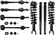 8-Piece Kit Front and Rear, Driver and Passenger Side Suspension Kit, Includes (2) Loaded Strut, (2) Shock, and (4) Sway Bar Link