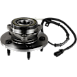 3-Piece Kit Front, Driver and Passenger Side Wheel Hub, Includes (1) Ball Joint, (1) Control Arm, and (1) Wheel Hub