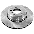 KIT-072524-86 2-Wheel Set Brake Disc and Pad Kit, Plain Surface 5 Lugs 344.68 mm Semi-metallic, Includes (2) Brake Disc and (1) Brake Pad Set